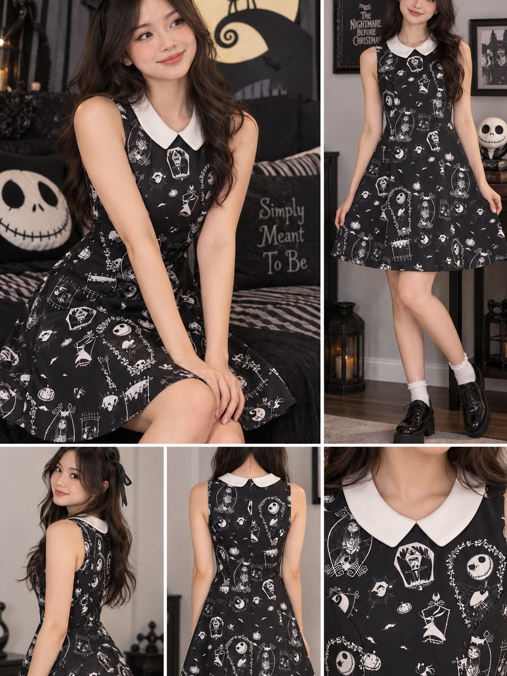 [PRICE FIRM] NWT: Hot Topic - Disney’s The Night Before Christmas Dress, Small